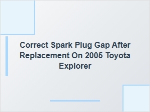 Setting the Correct Spark Plug Gap After Replacement
